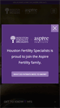 Mobile Screenshot of houstonfertilityspecialists.com